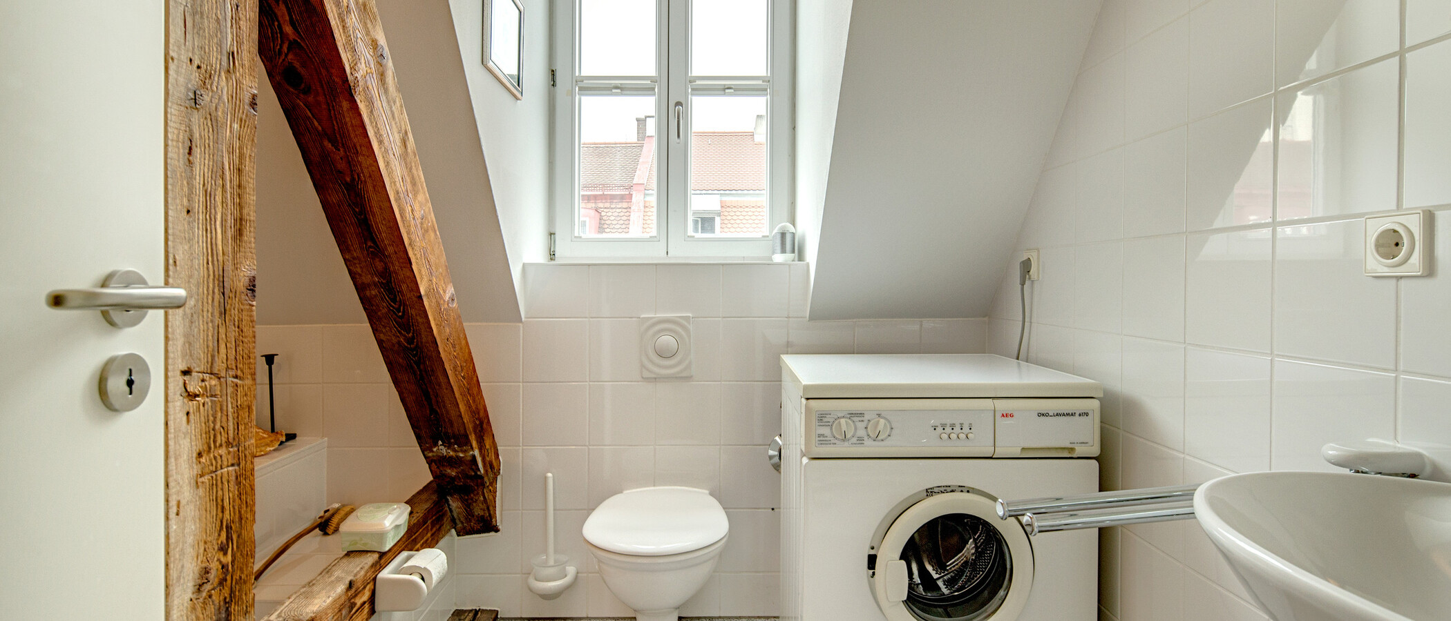 갤러리 플랫 München Schwabing (links der Leopoldstraße) 02 욕실 1090