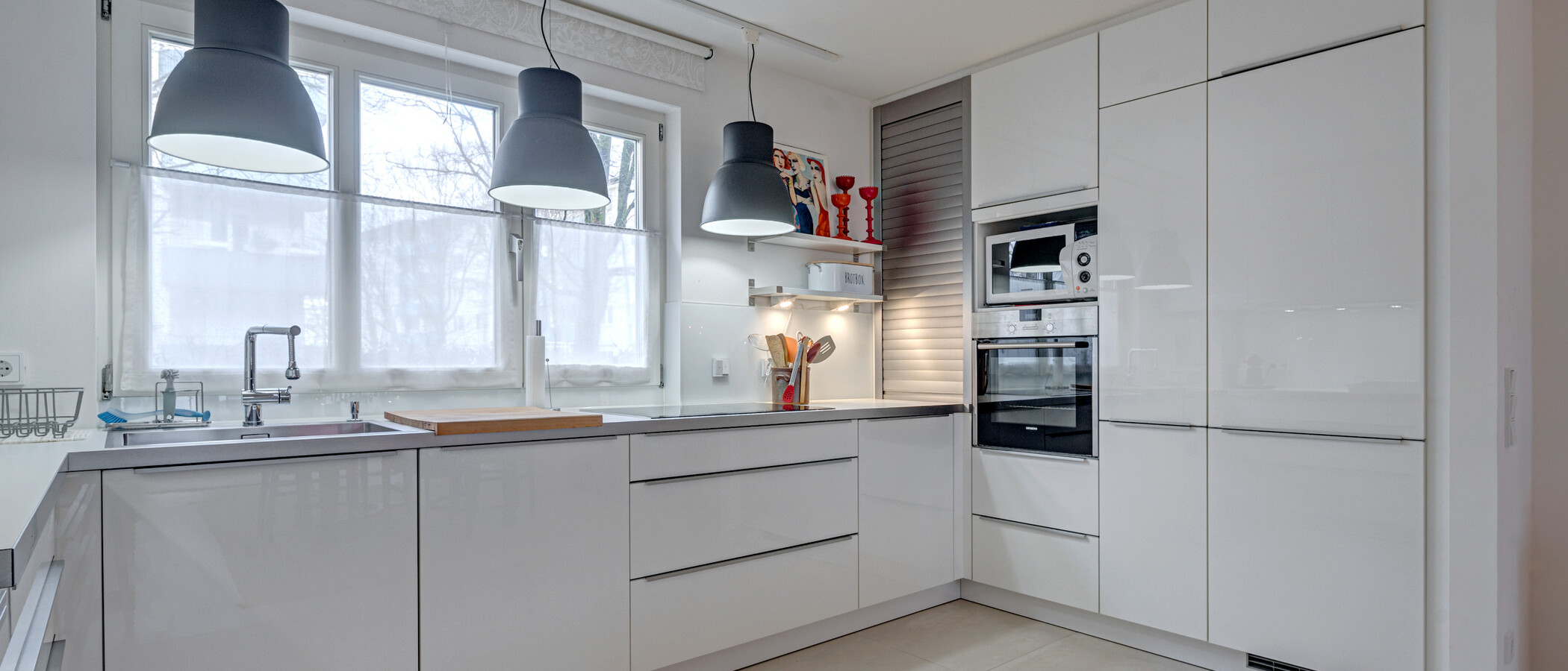 Ploché München Schwabing-Georgenschwaige 02 Kuchyně 10906