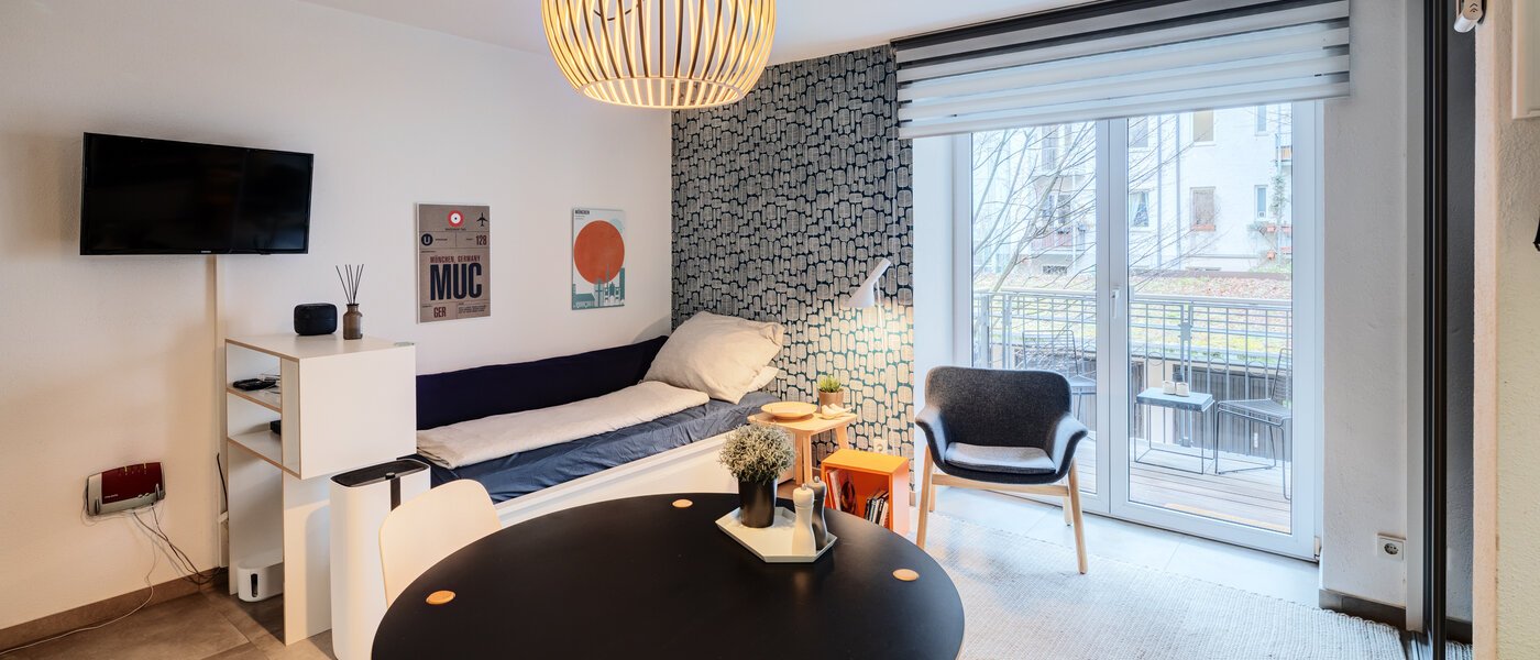 Ravna stran München Schwabing-West (rund um den Hohenzollernplatz) 02 Dnevni prostor 10929