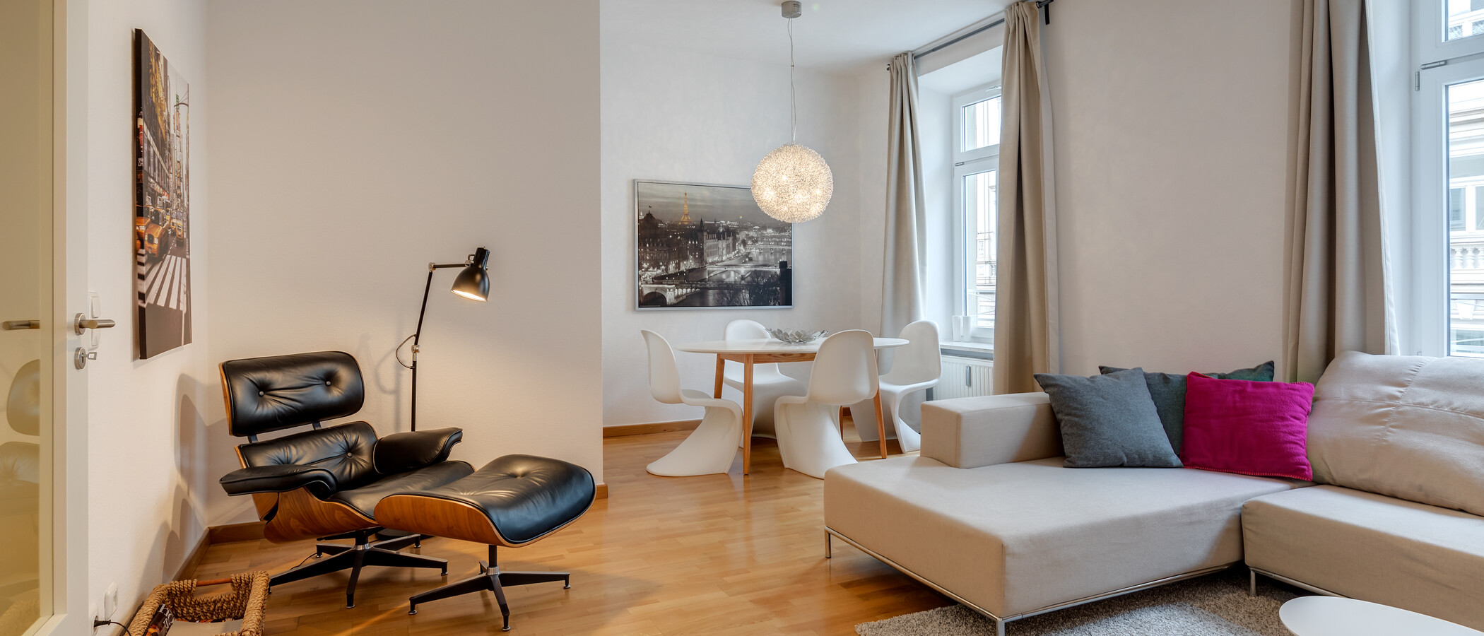 Плосък München Glockenbachviertel 01 Living 10946