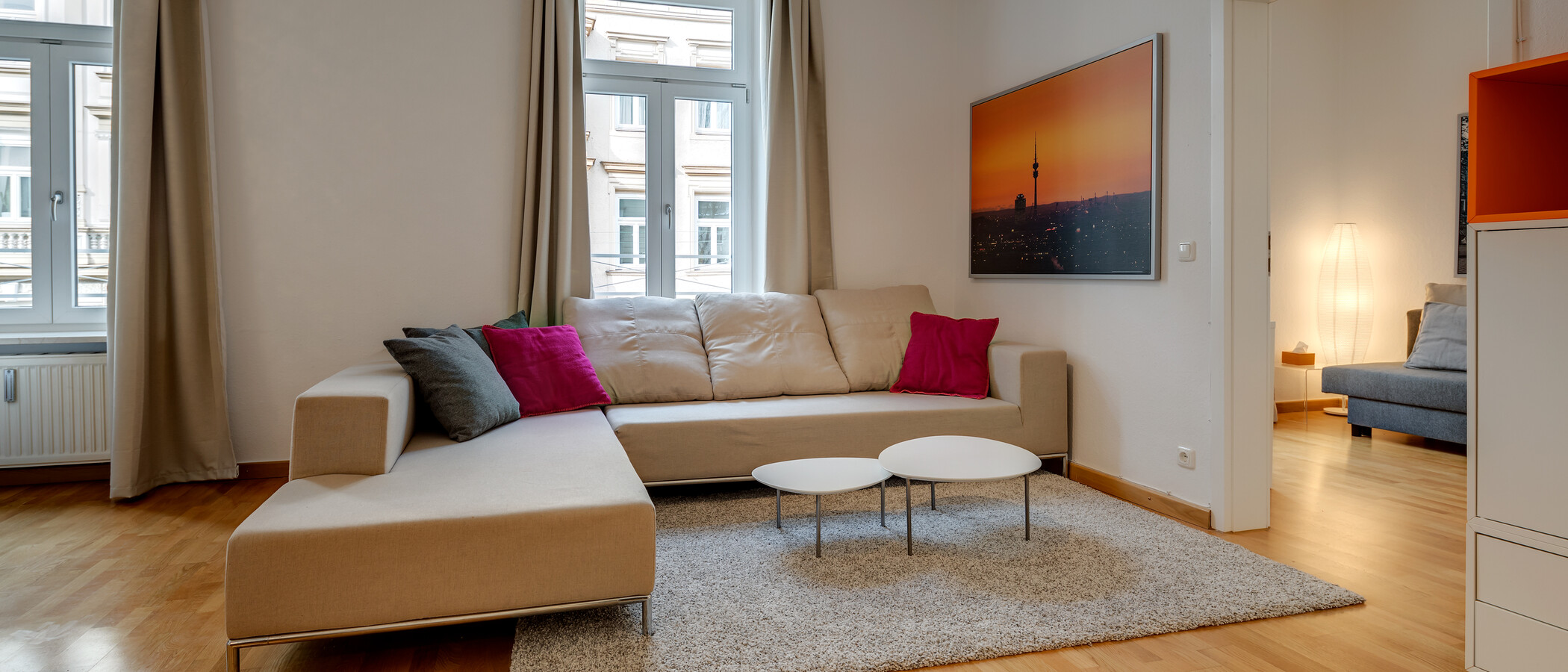 Плосък München Glockenbachviertel 04 Living 10946