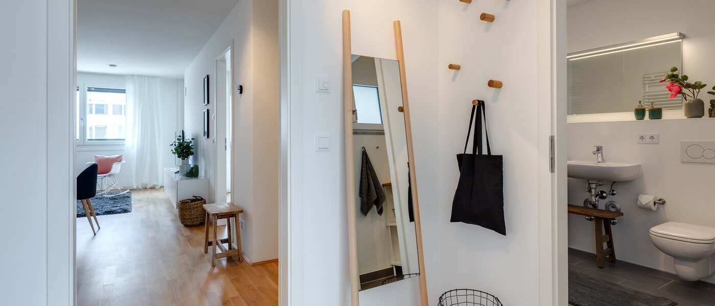 Ploché München Moosach 03 Chodba/priestor 10967