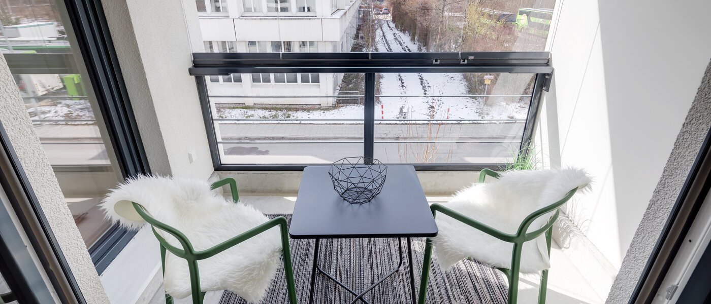 Ploché München Moosach 02 Balkón 10967