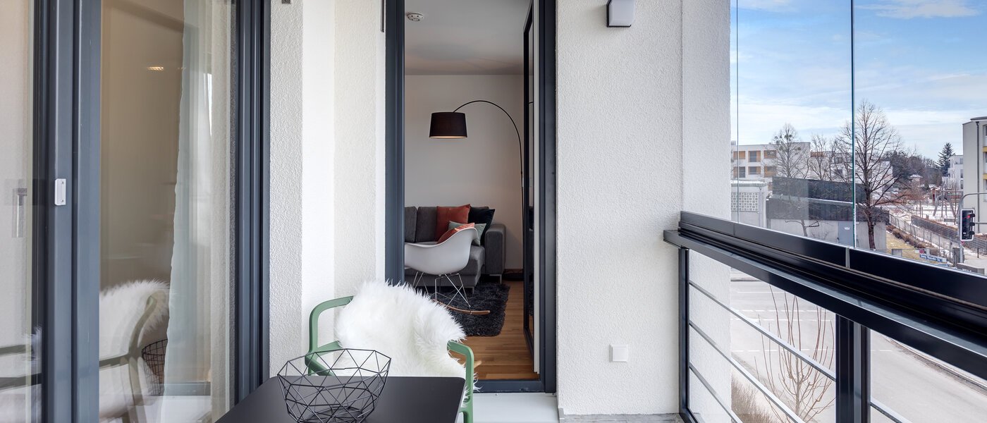 Ploché München Moosach 03 Balkón 10967