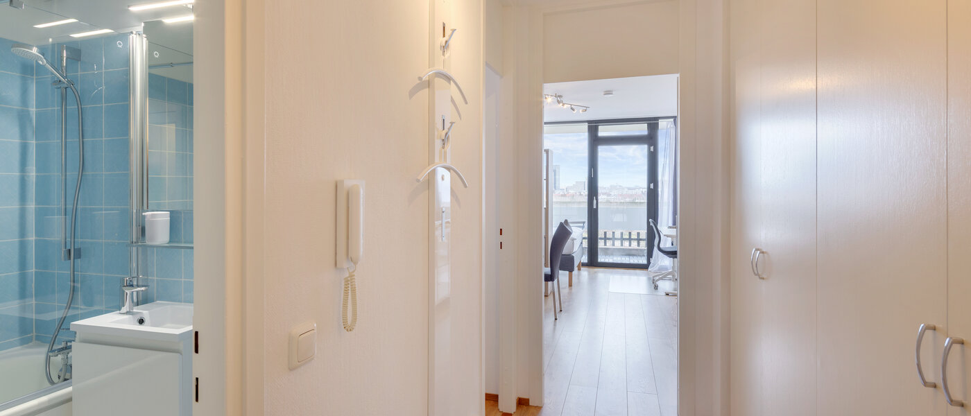 Düz München Schwabing-West 02 Koridor/koridor geçidi 10978