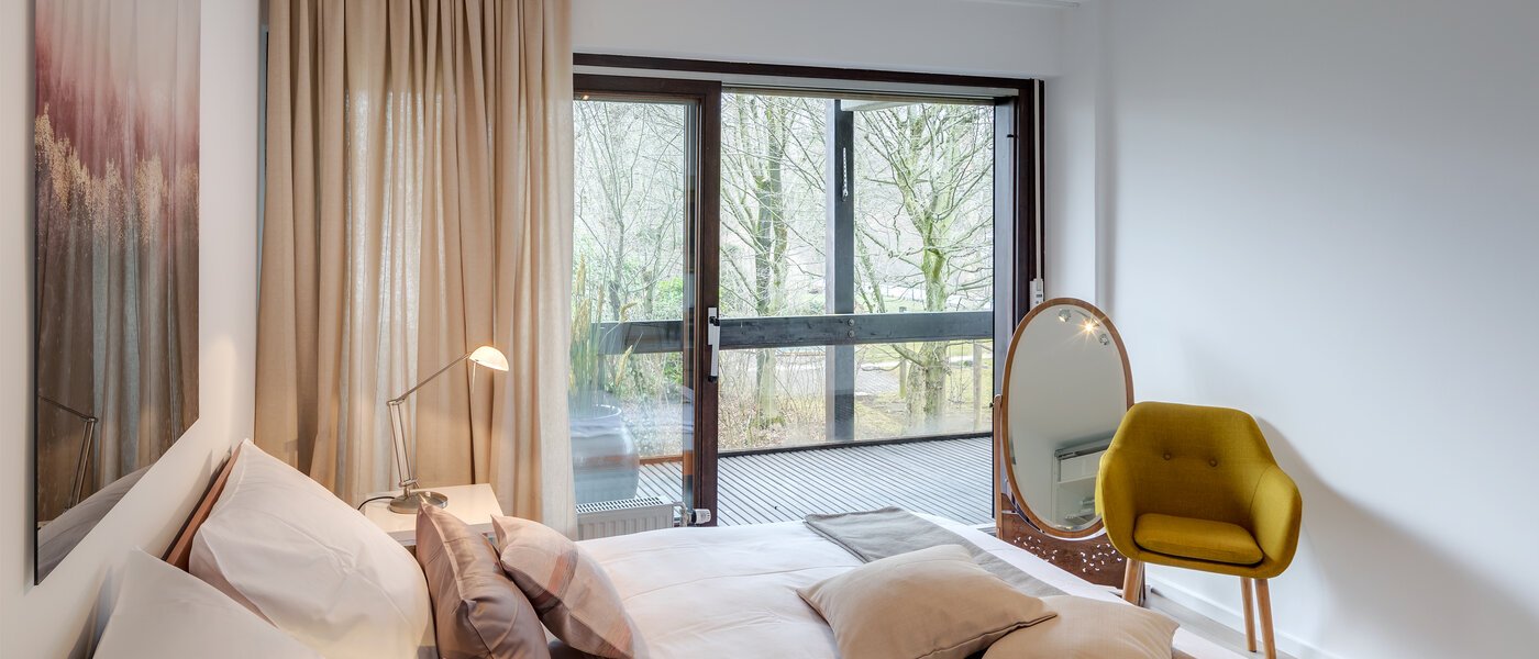 메조넷 플랫 München Oberföhring 02 침실 10997