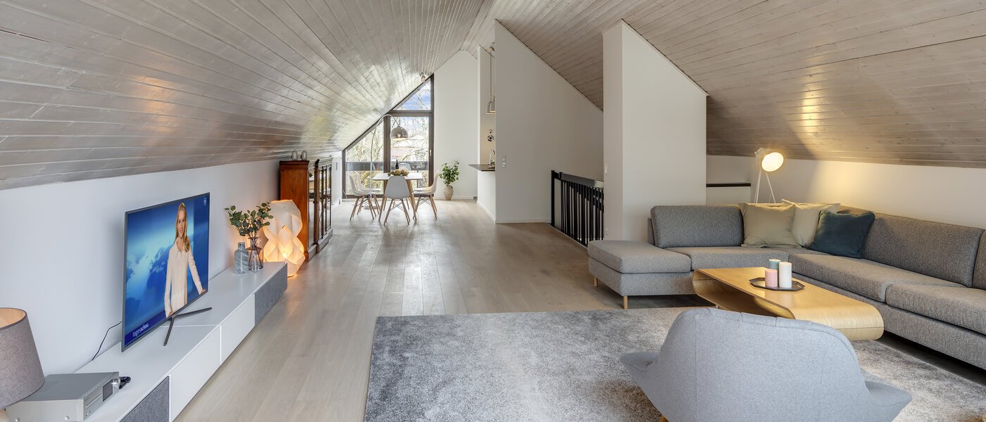 메조넷 플랫 München Oberföhring 02 거실 공간 10997