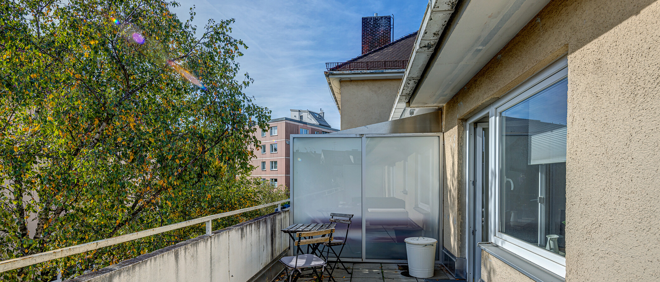 Ploché München Untergiesing 03 Střešní terasa 11056