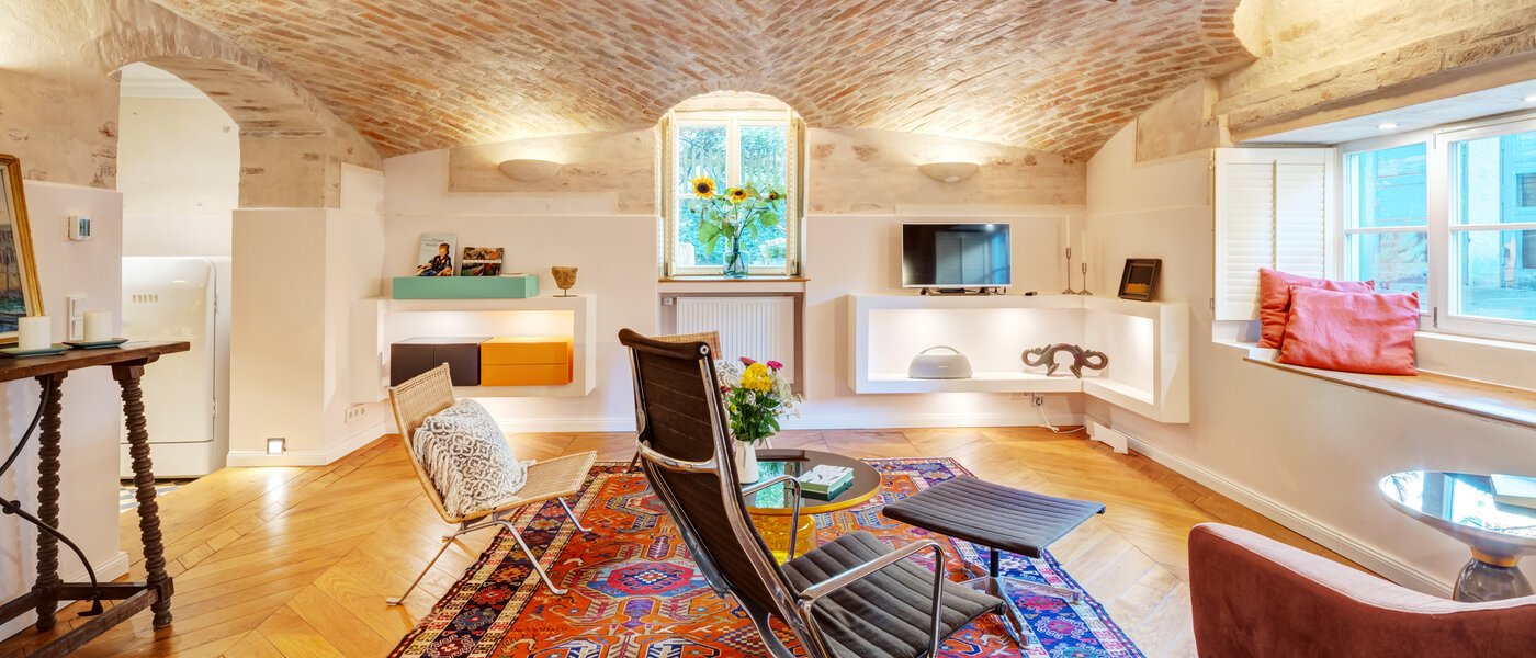 Ploché München Neuhausen 02 Obývacia izba 11204