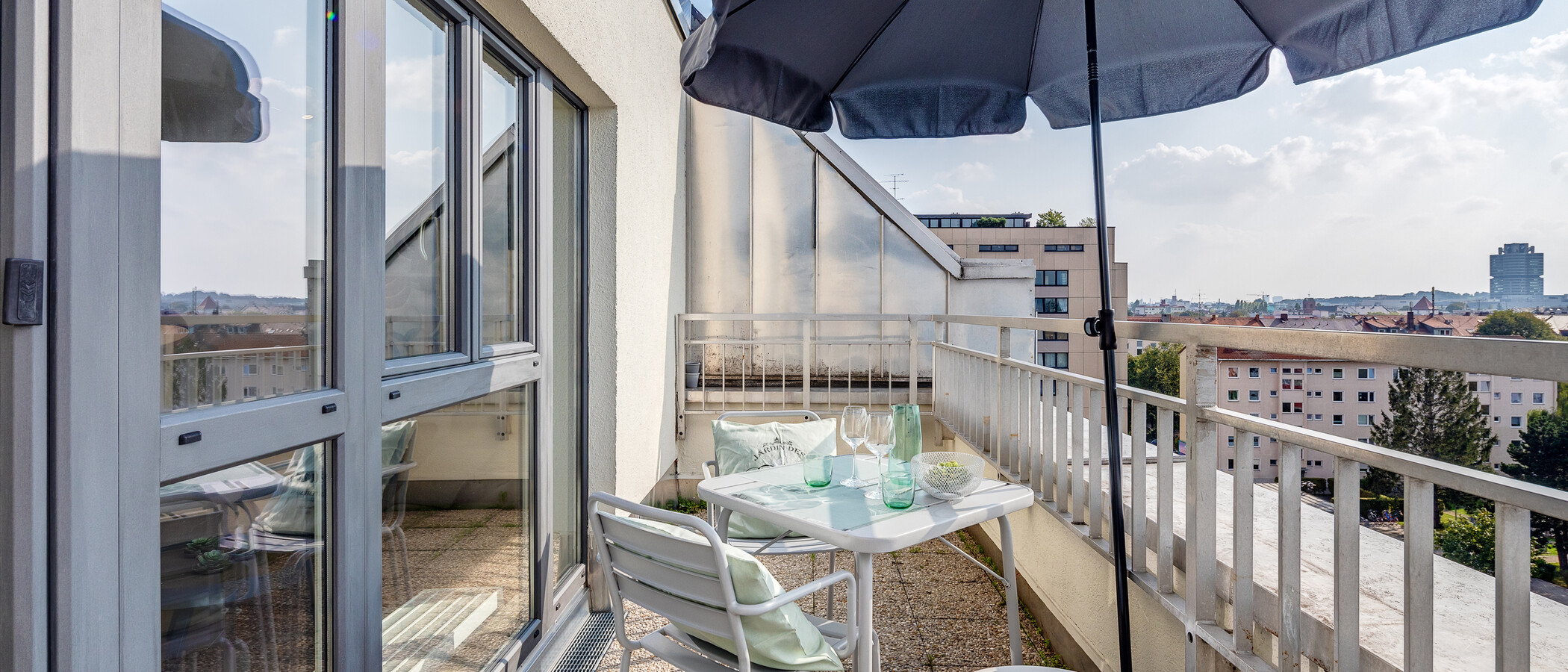 Plano München Milbertshofen 02 Terraço no telhado 11227