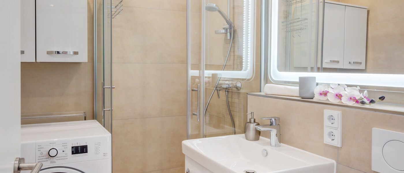 Ploché München Olympiazentrum 01 Koupelna 11229