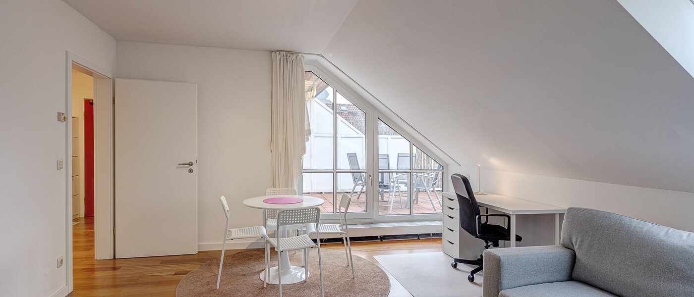 Тераса на даху плоска München Schwabing-Nord (zw. Leopoldstraße & Englischen Garten) 02 Житлова зона 11235