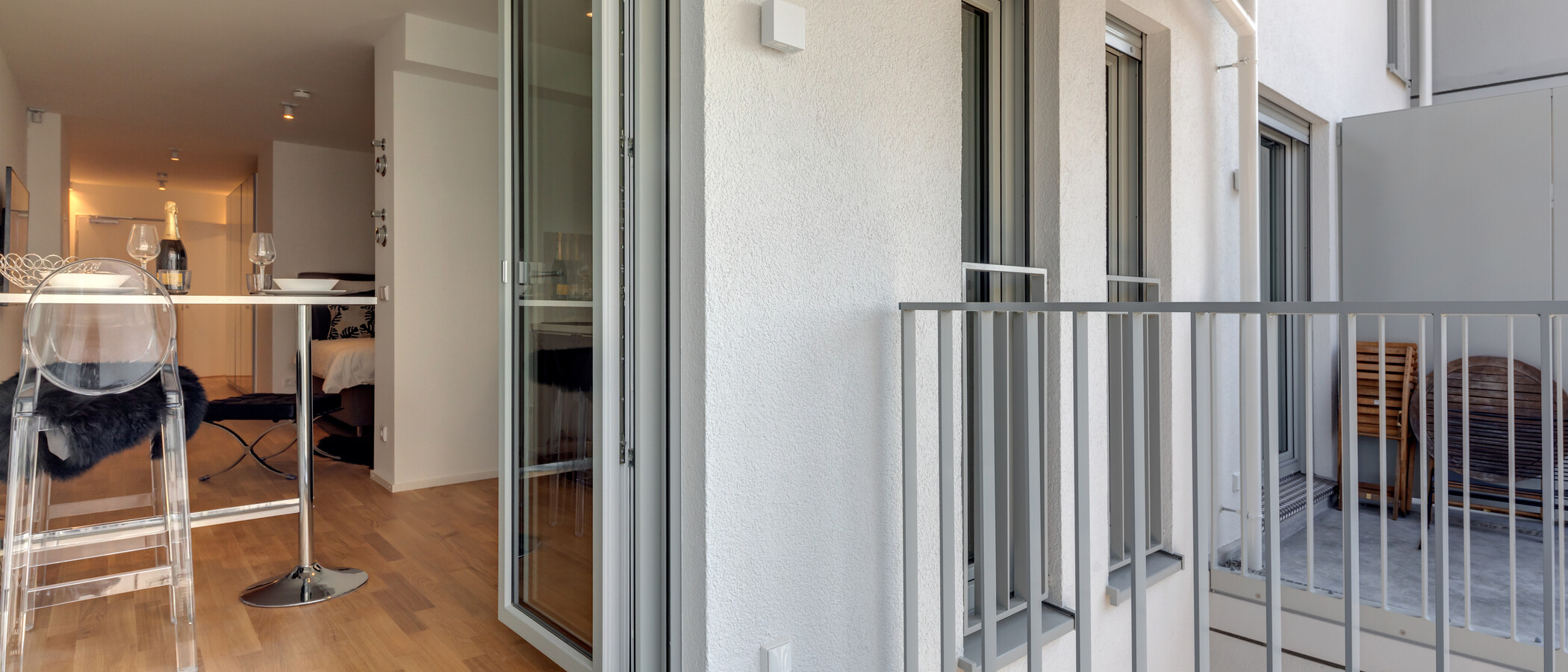 Płaski München Schwabing (rechts der Leopoldstraße) 02 Balkon 11242