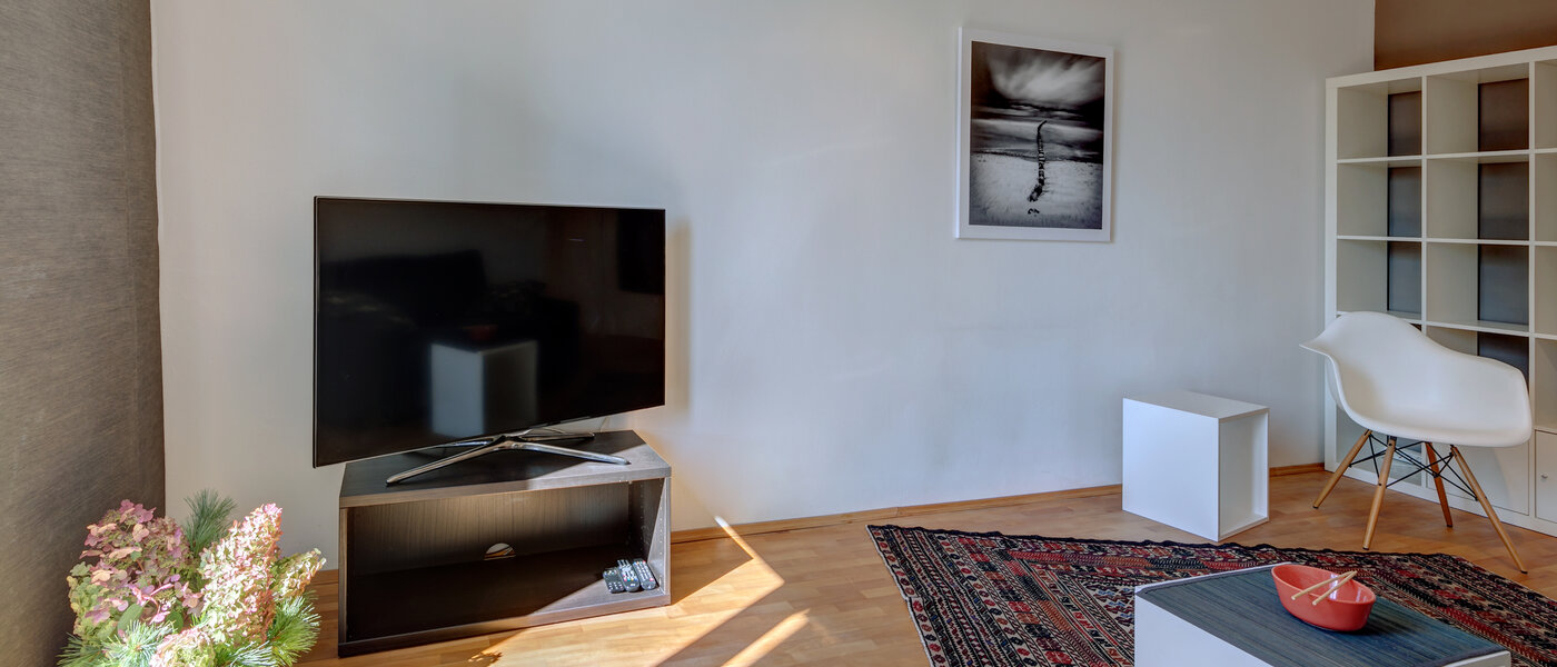 Flat München Neuhausen 02 Stue og oppholdsrom 11252