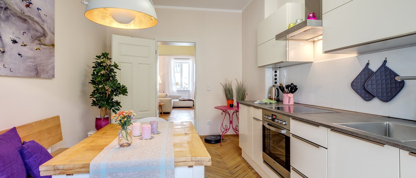 Плоский München Glockenbachviertel 04 Кухня 11255