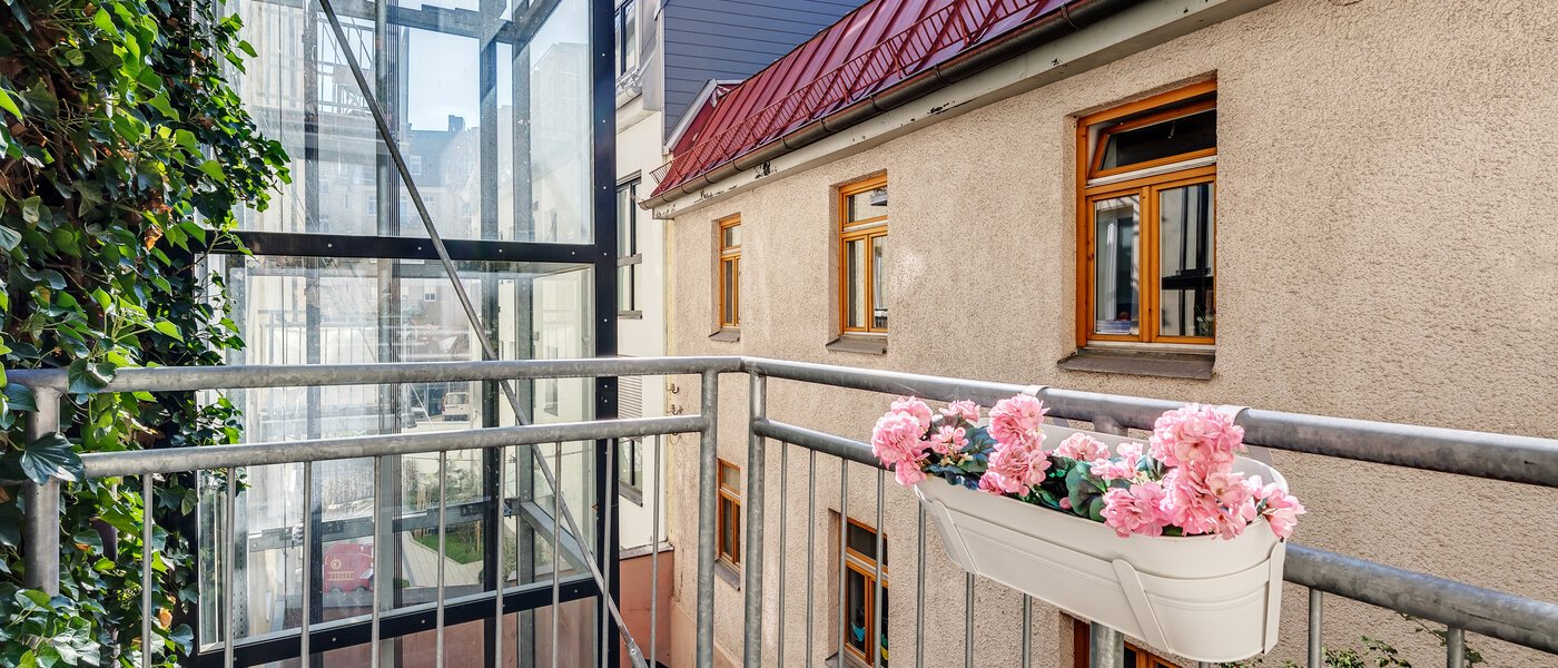 Плоский München Glockenbachviertel 03 Балкон 11255