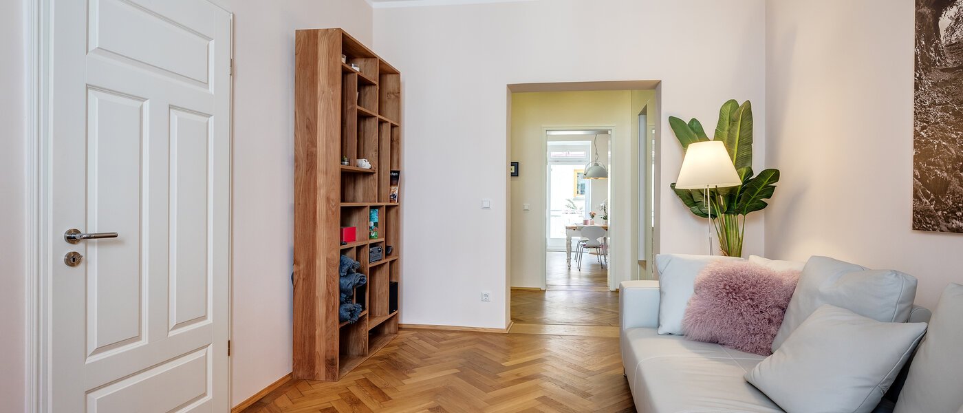 Плоский München Glockenbachviertel 03 Вітальня 11255