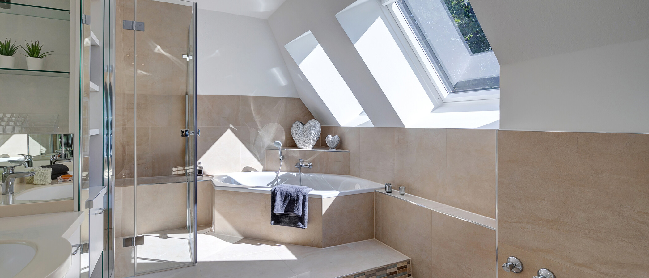 Çatı teraslı daire München Menterschwaige 01 Banyo 11267