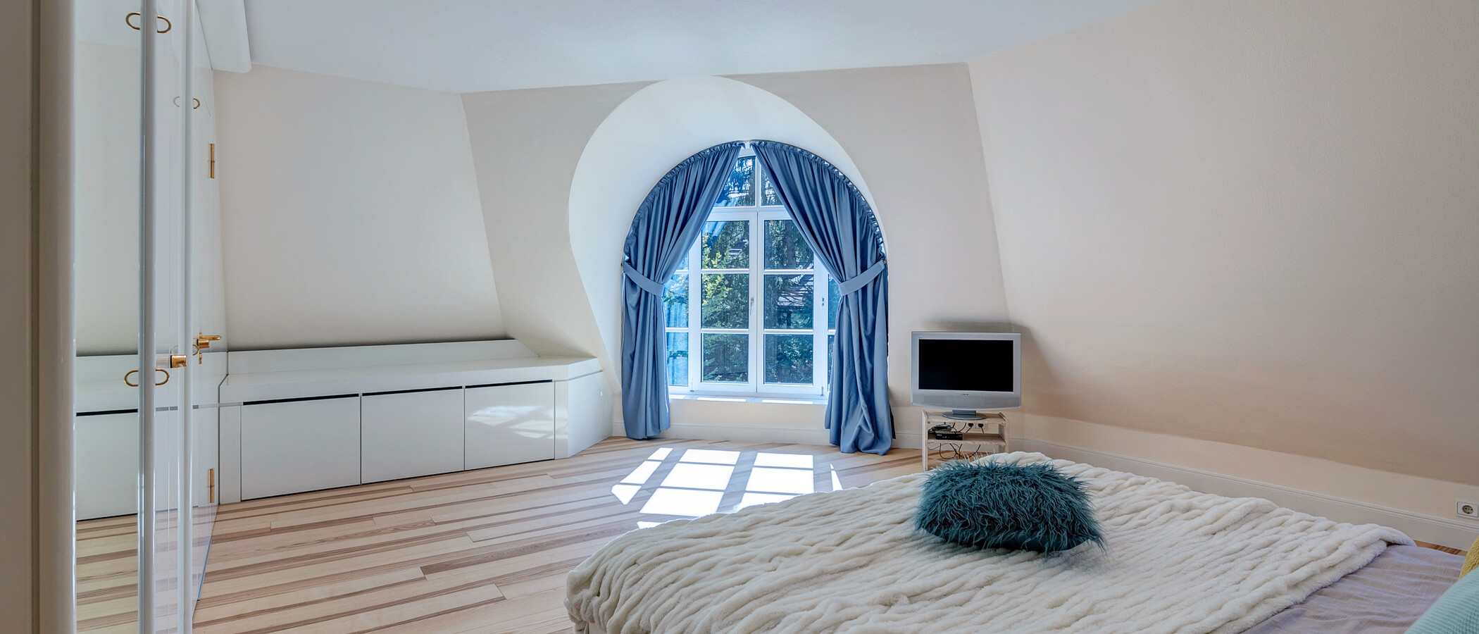 Çatı teraslı daire München Menterschwaige 01 Yatak Odası 11267