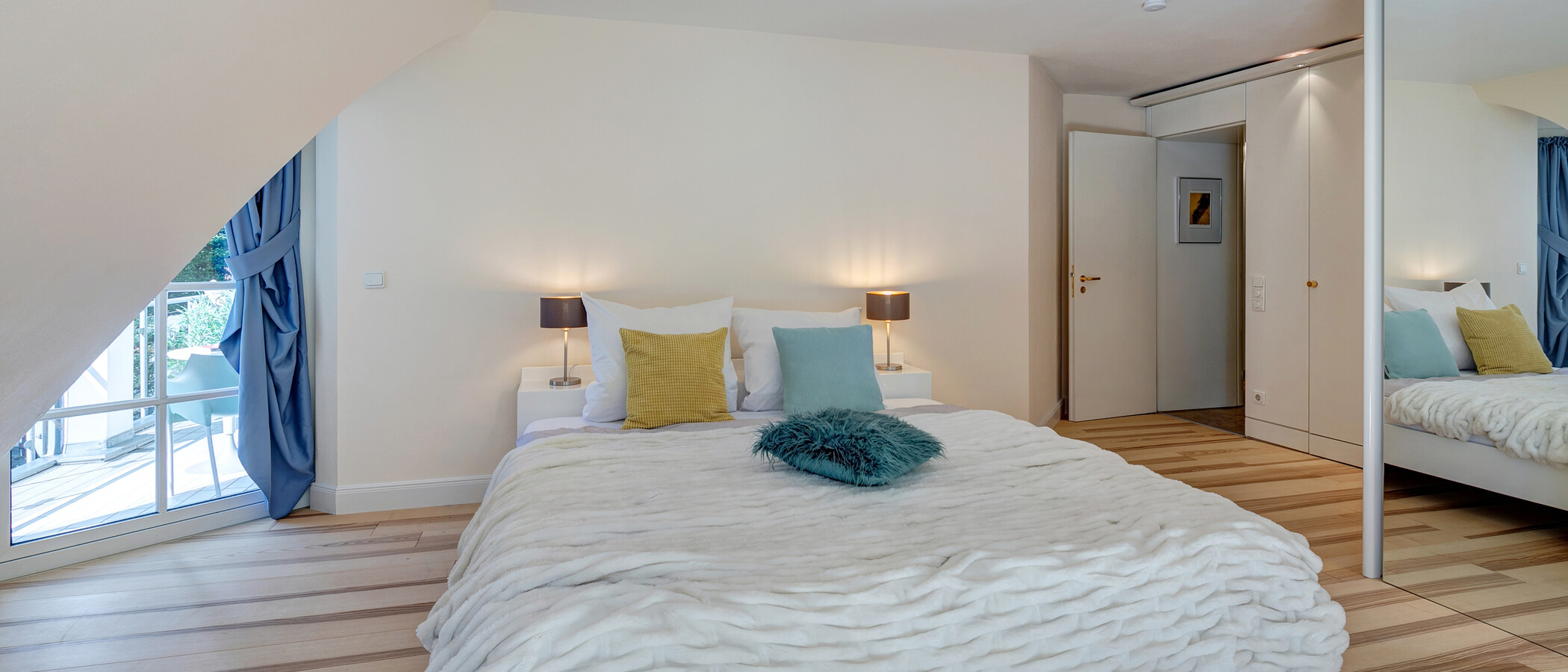 Çatı teraslı daire München Menterschwaige 02 Yatak Odası 11267