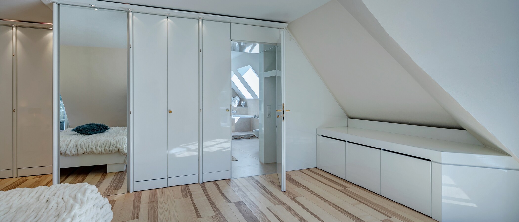 Çatı teraslı daire München Menterschwaige 03 Yatak Odası 11267