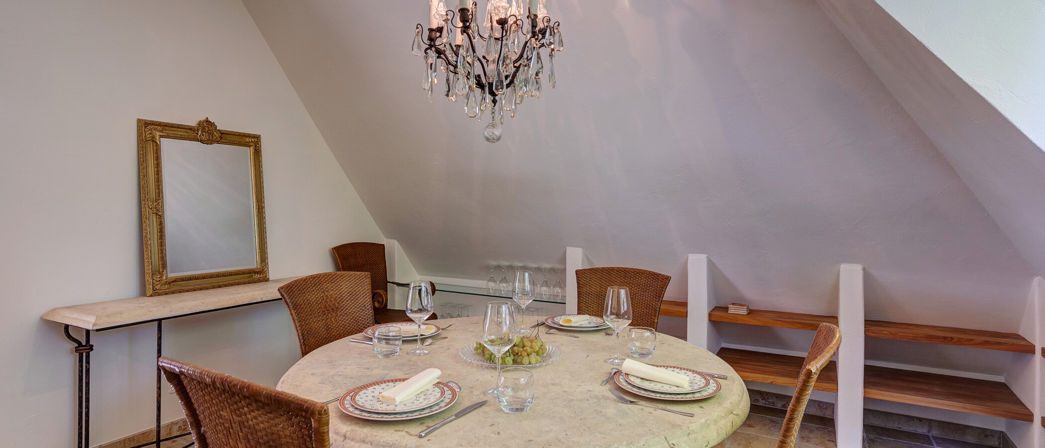 Çatı teraslı daire München Menterschwaige 04 Yemek alanı 11267