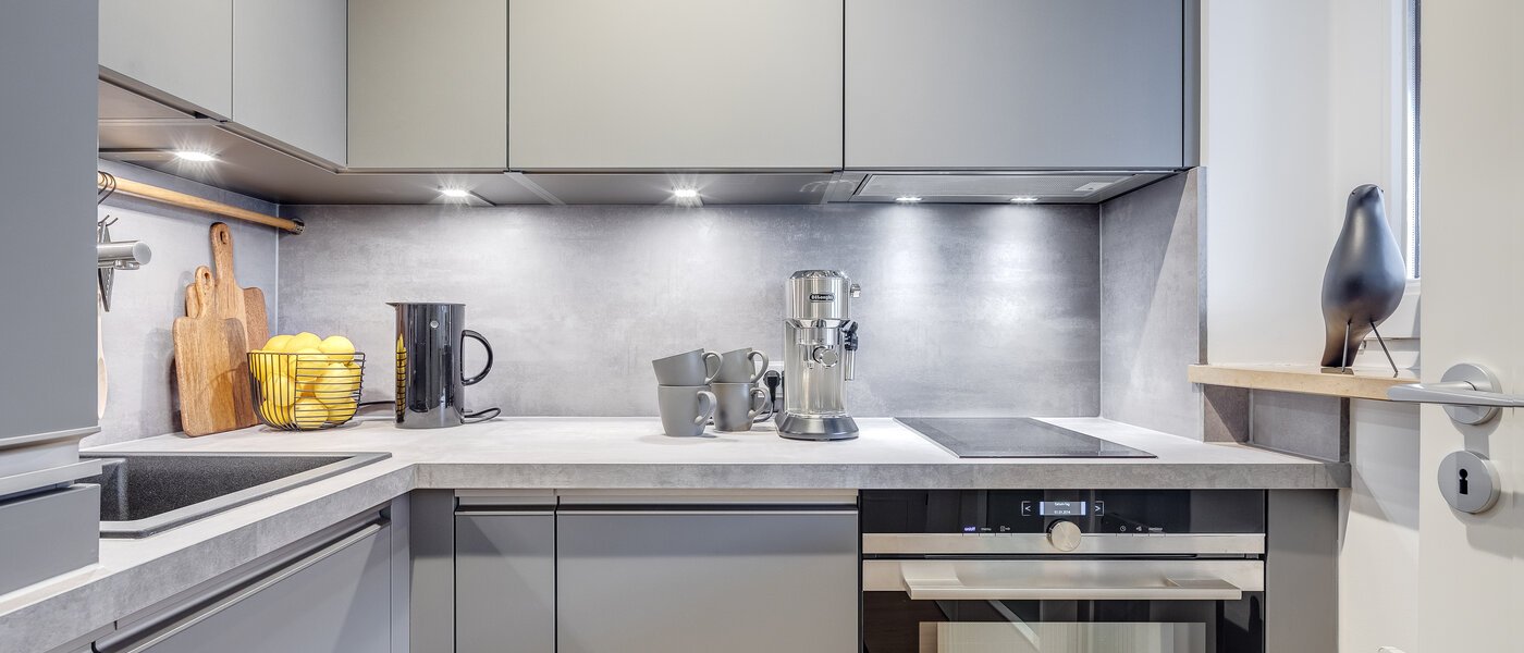 Maisonette galeri dairesi München Maxvorstadt 01 Mutfak 11294