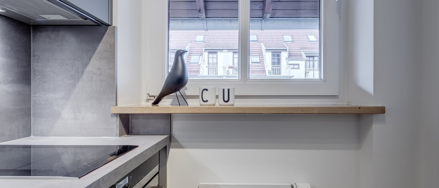 Maisonette galeri dairesi München Maxvorstadt 04 Mutfak 11294