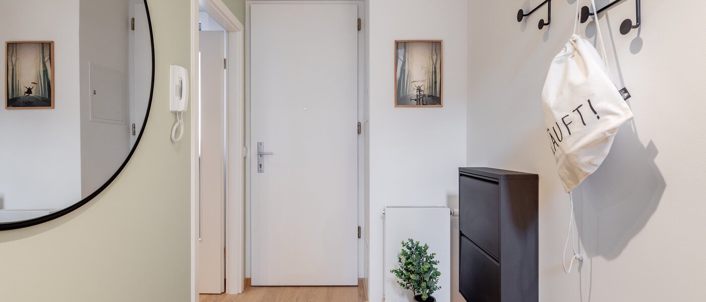 Maisonette galeri dairesi München Maxvorstadt 02 Koridor/koridor geçidi 11294