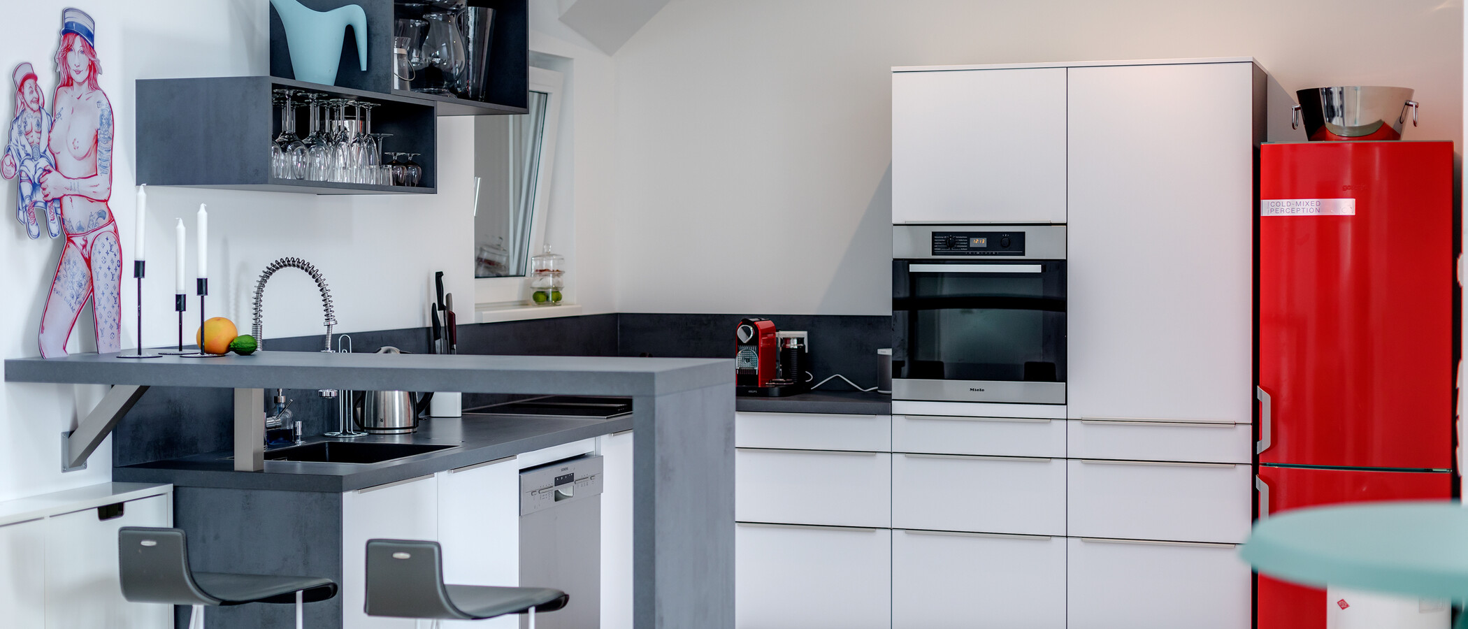 Tagterrasse-lejlighed München Schwabing-West (rund um den Bonner Platz) 02 Køkken 11304