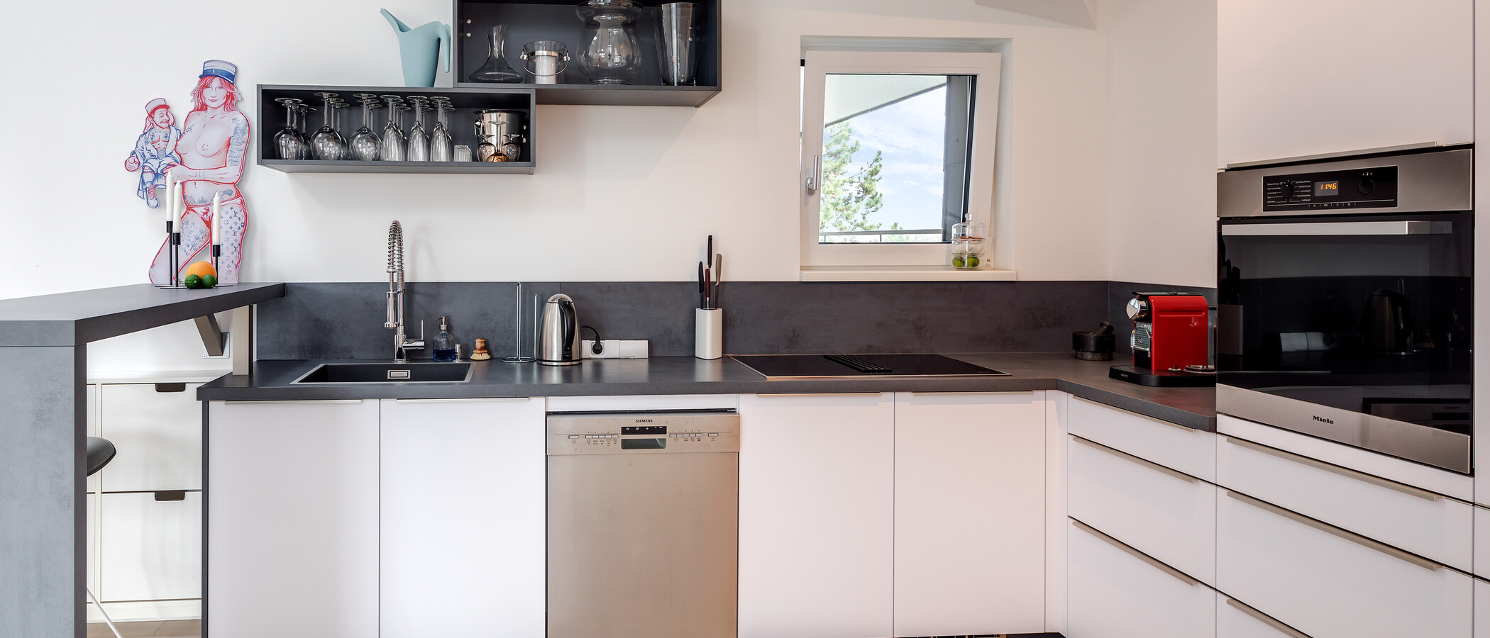 Tagterrasse-lejlighed München Schwabing-West (rund um den Bonner Platz) 03 Køkken 11304