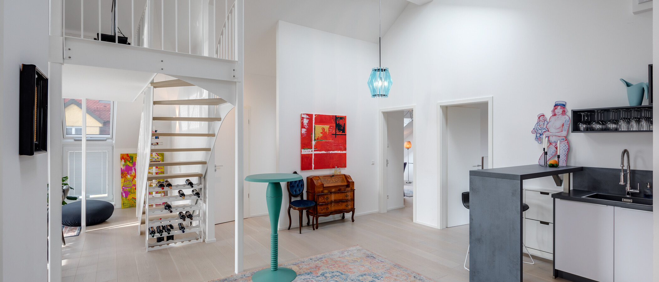 Tagterrasse-lejlighed München Schwabing-West (rund um den Bonner Platz) 04 Køkken 11304