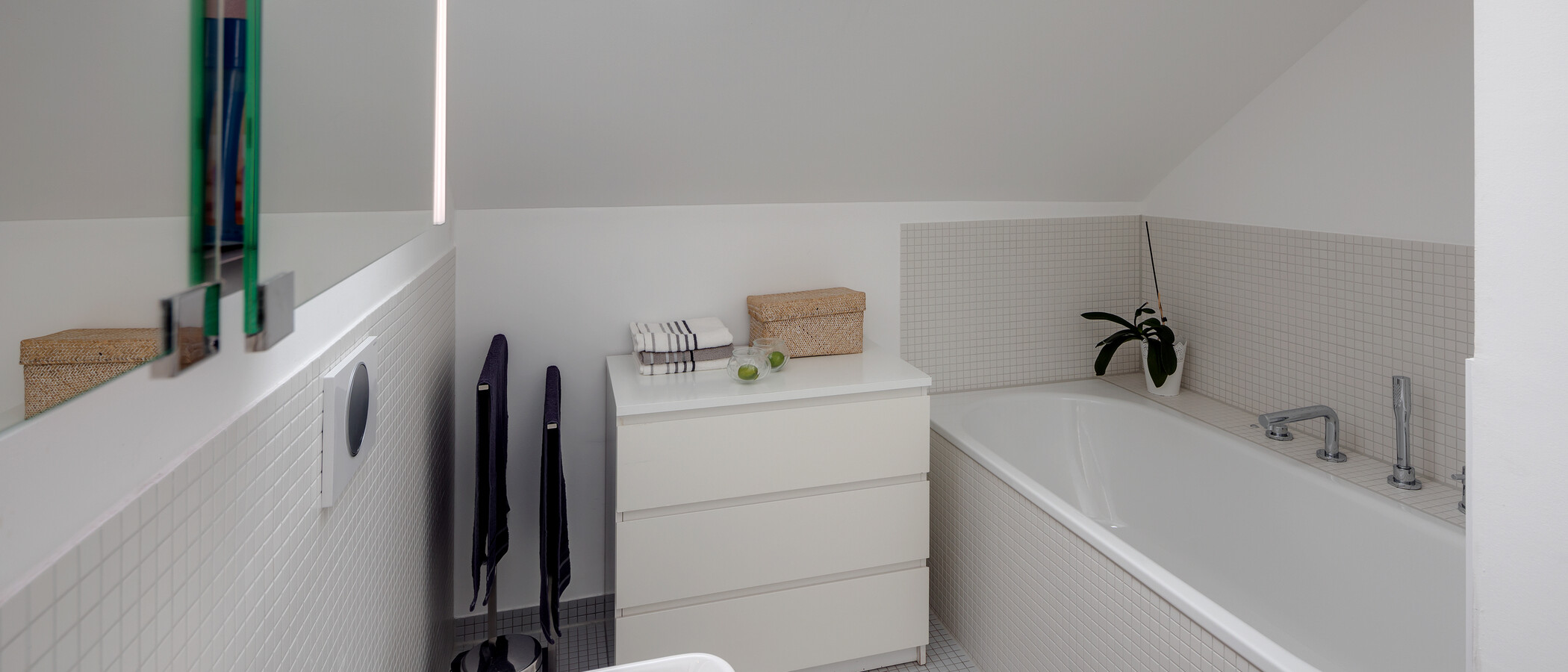 Tagterrasse-lejlighed München Schwabing-West (rund um den Bonner Platz) 02 Badeværelse 11304