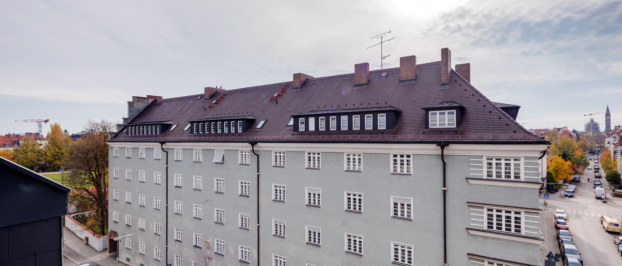 Tagterrasse-lejlighed München Schwabing-West (rund um den Bonner Platz) 02 Udsigt 11304