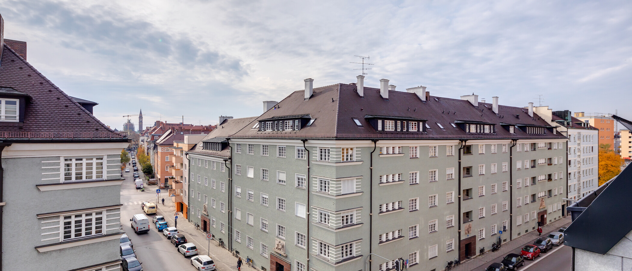 Tagterrasse-lejlighed München Schwabing-West (rund um den Bonner Platz) 03 Udsigt 11304