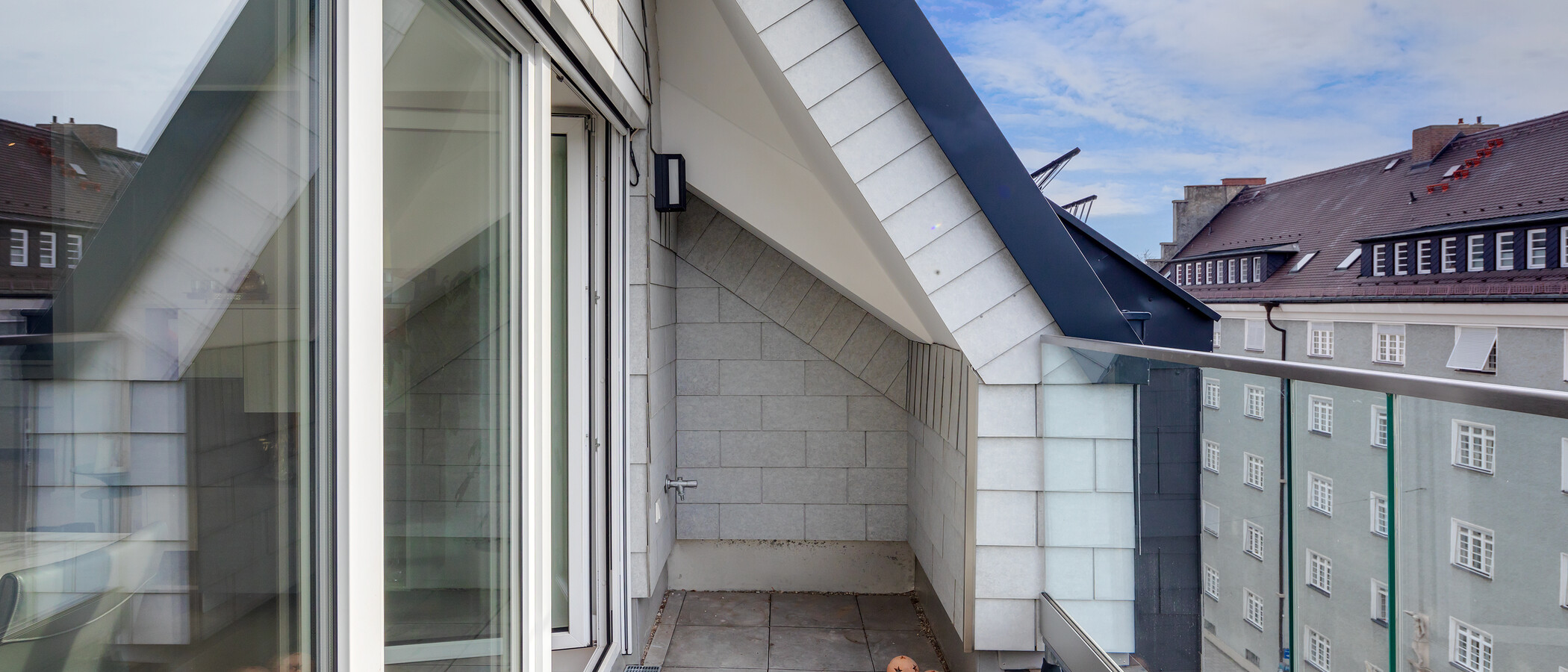 Tagterrasse-lejlighed München Schwabing-West (rund um den Bonner Platz) 02 2. tagterrasse 11304