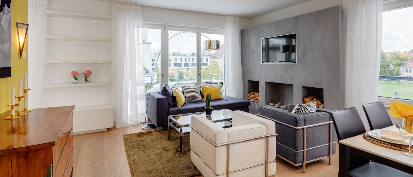 Ploché München Schwabing-West 02 Obývacia časť 11349