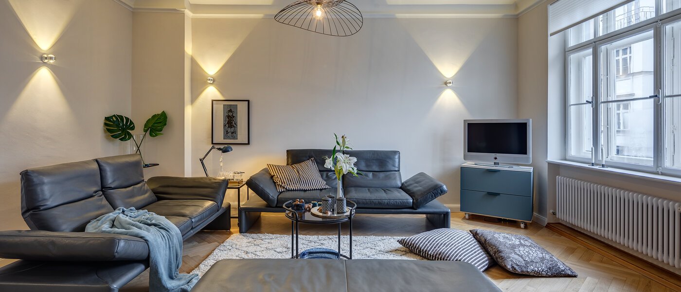 Ploché München Glockenbachviertel 01 Obývací prostor 11352
