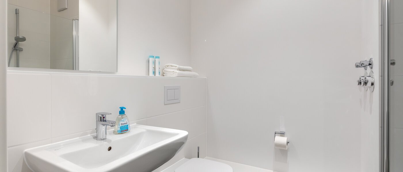 Ploché München Messestadt Riem 01 Koupelna 11387