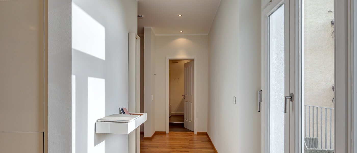 Lapos München Glockenbachviertel 02 Folyosó/folyosó 11395