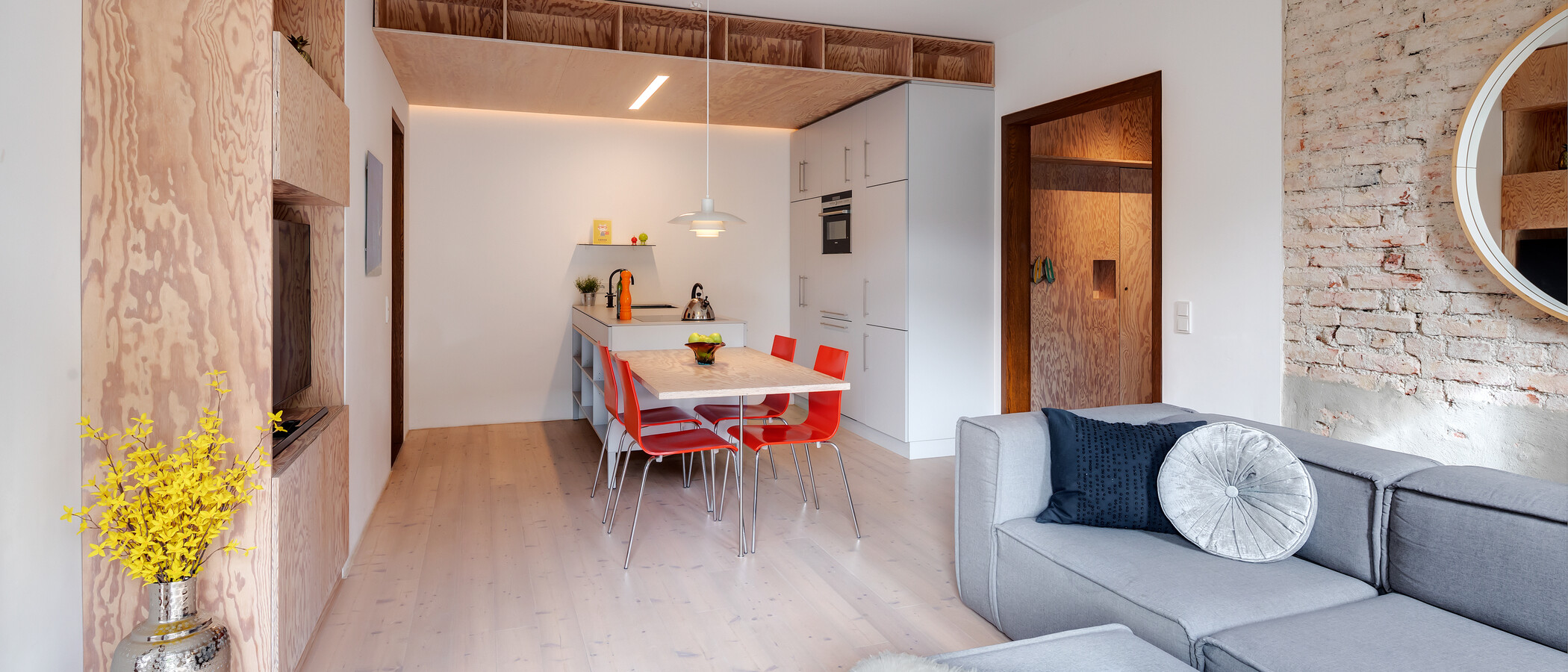 Flat München Westend 01 Stue og oppholdsrom 11413