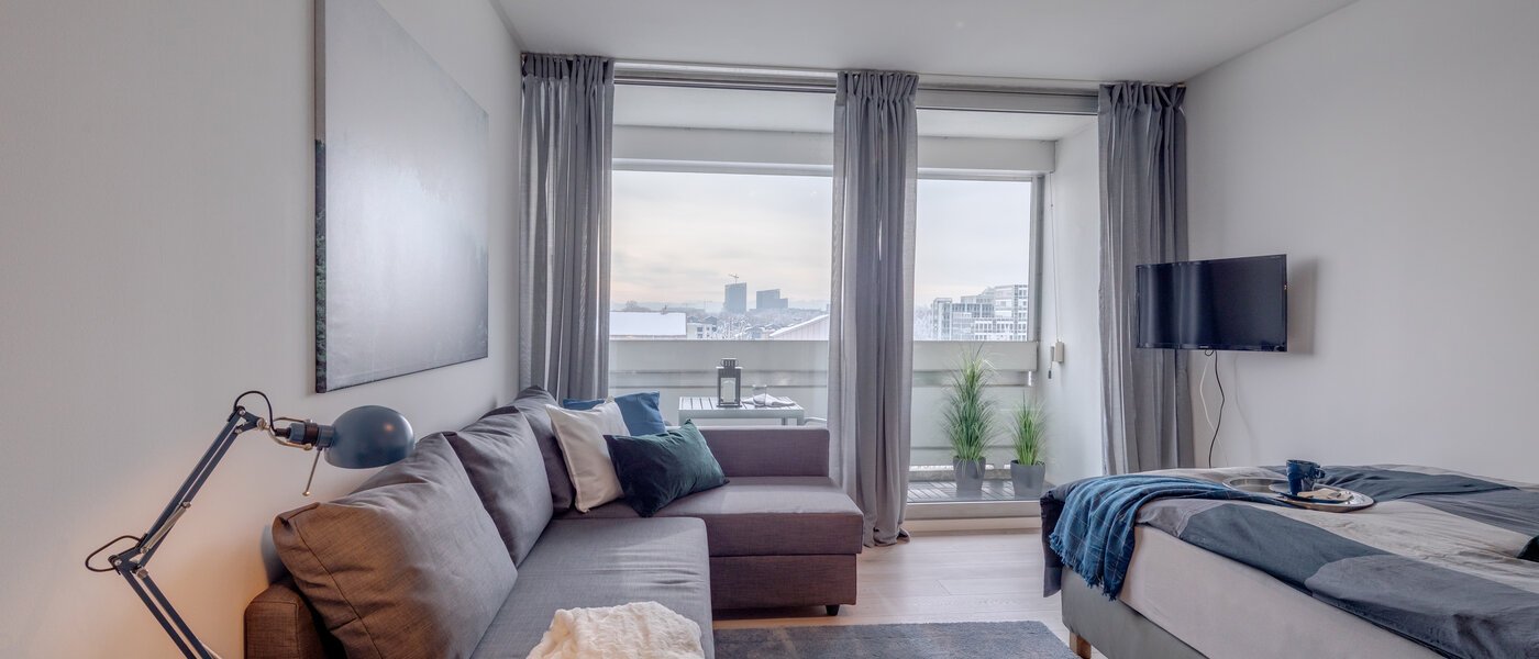 Ravna stran München Arabellapark 01 Dnevni prostor 11422