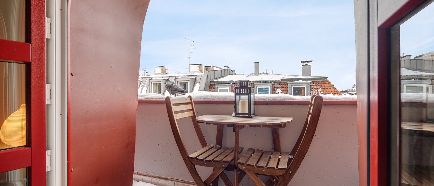 Tetőtéri lakás München Schwanthalerhöhe 01 Erkély 11426