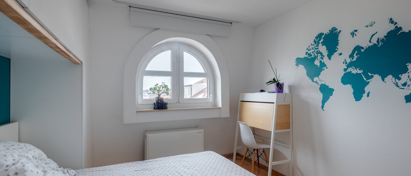 Tetőtéri lakás München Schwanthalerhöhe 02 Hálószoba 11426