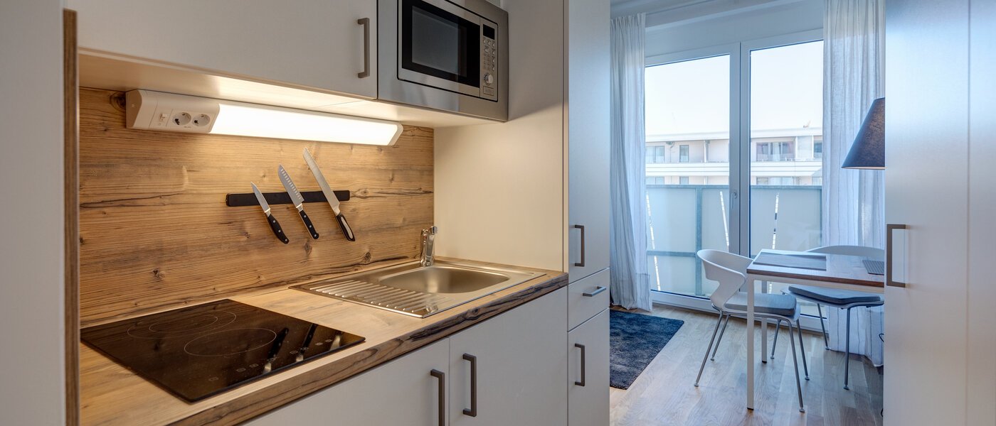 플랫 München Messestadt Riem 01 주방 11435