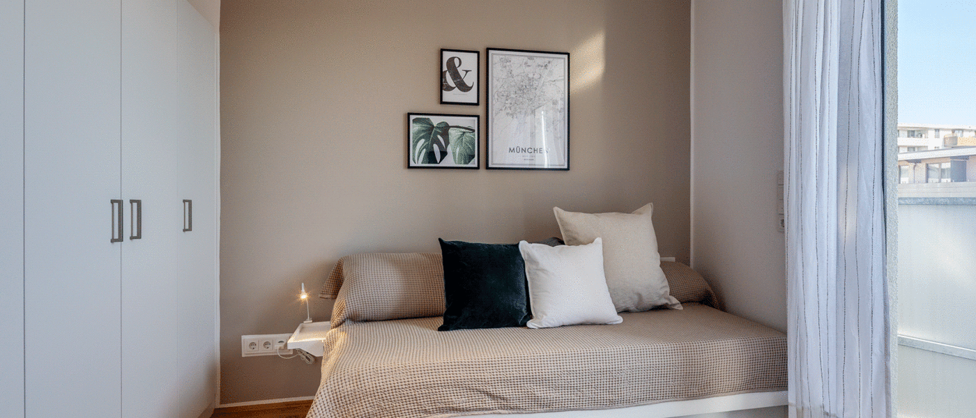 플랫 München Messestadt Riem 01 수면 공간 11435