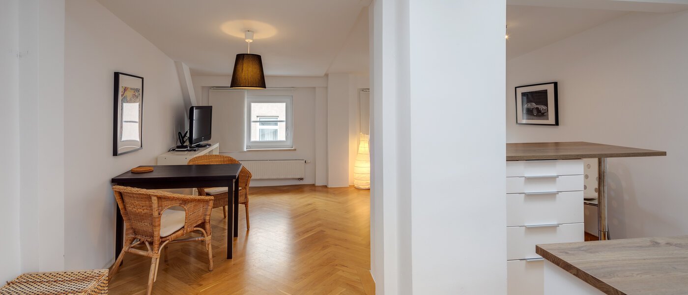Loftsleilighet München Schwanthalerhöhe 05 Stue og oppholdsrom 11507