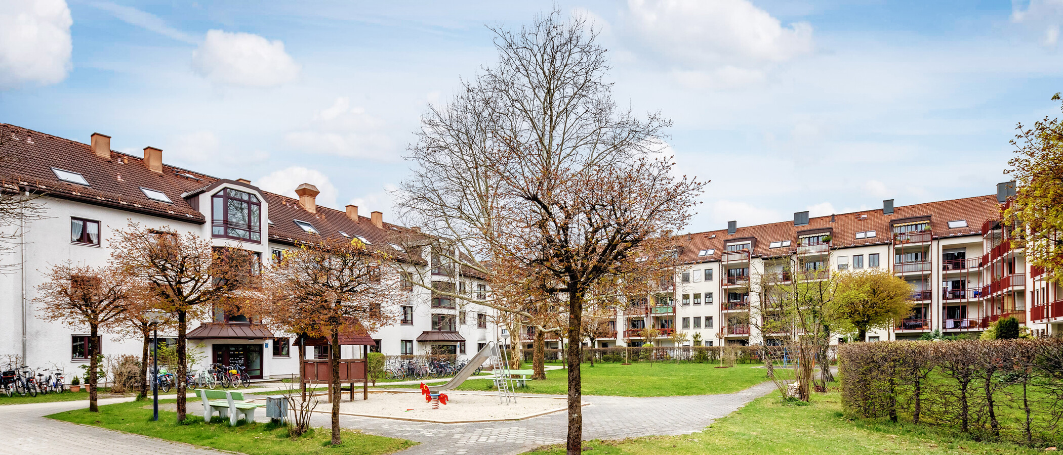 Плоский München Untergiesing 01 Внутрішній двір 11533