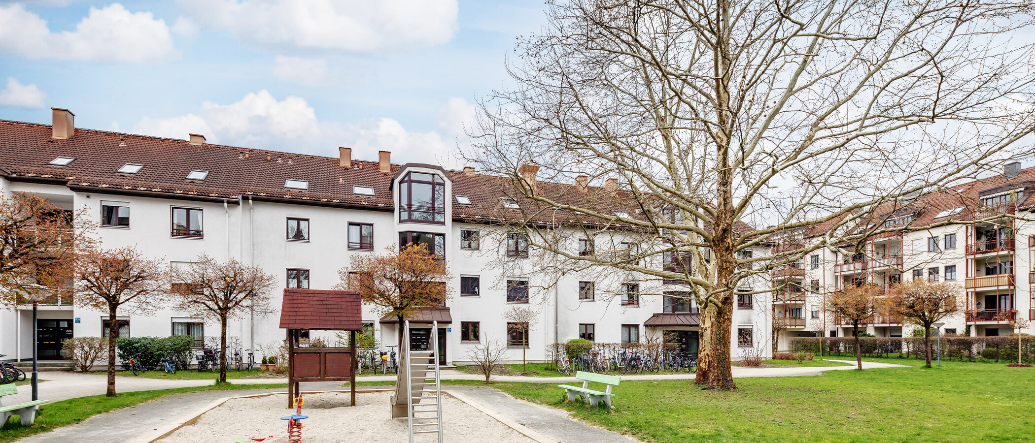 Плоский München Untergiesing 02 Внутрішній двір 11533