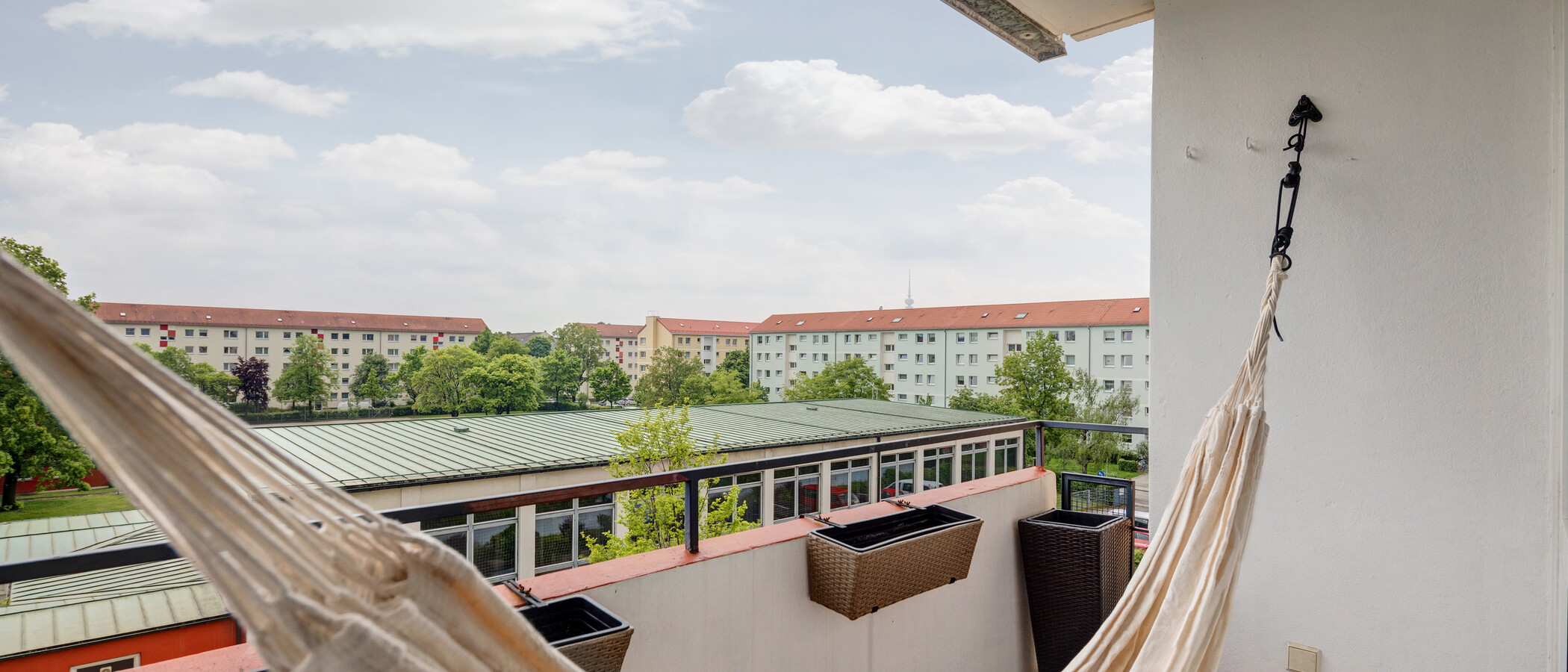 Flat München Milbertshofen 02 Balkong 11553